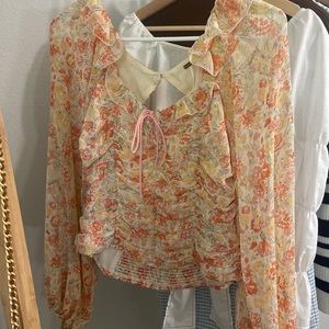 Free People blouse! Perfect for spring!